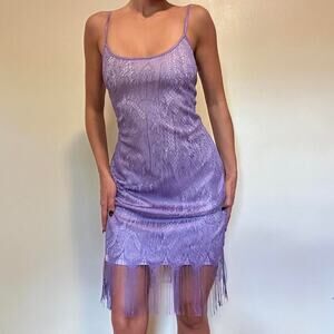 Vintage fringe dress beautiful